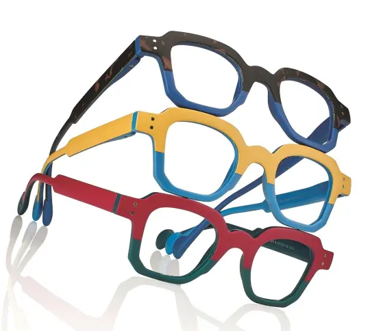 Fertiglesebrille RNC Kunststoff Eckig