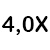 4,0x